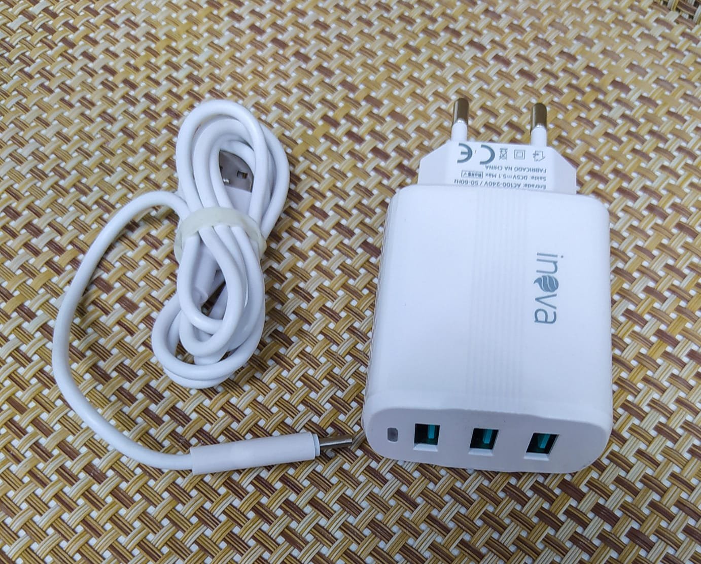 CARREGADOR INTELIGENTE USB INOVA TIPO-C - Imagem 3